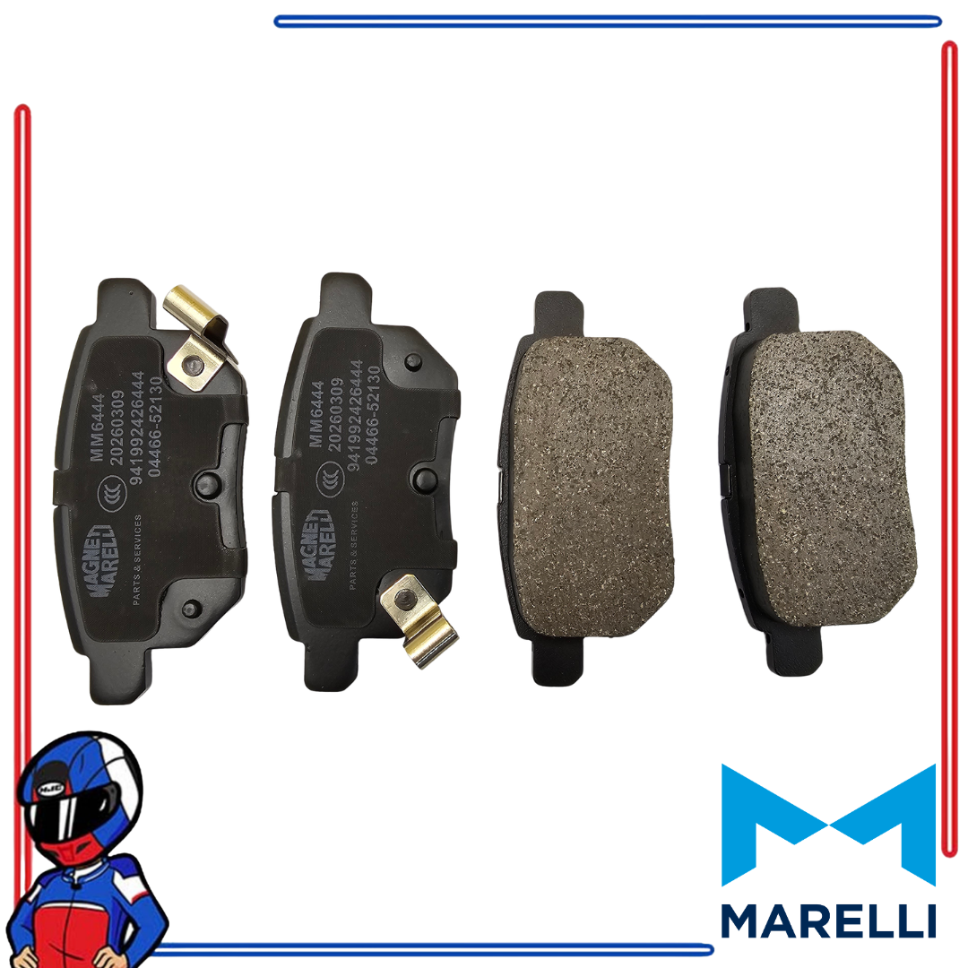 MARELLI Brake Pad Vios 2008-2013; Altis 2009-2012 Rear
