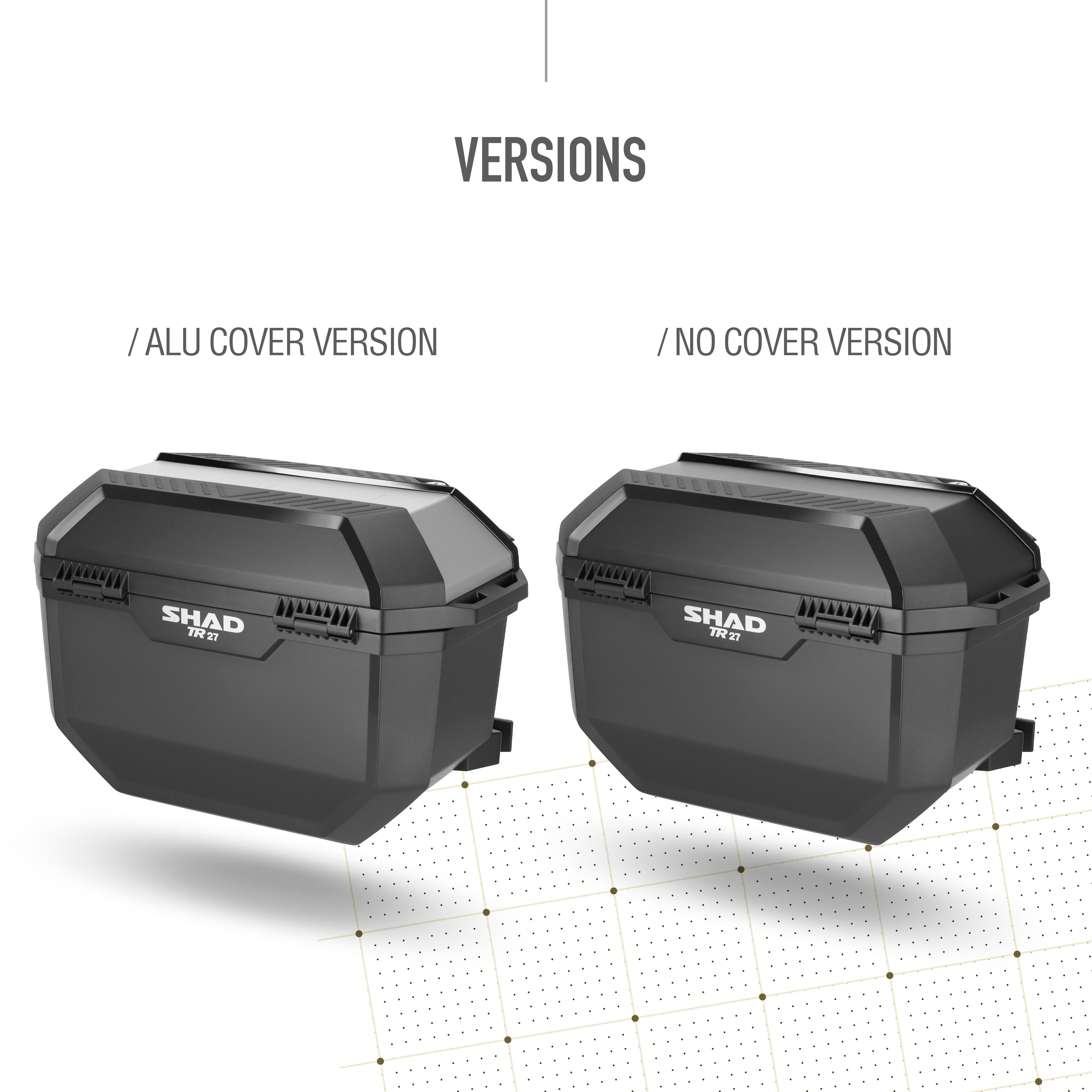 SHAD Motorcycle Box TR27 Side Case Black