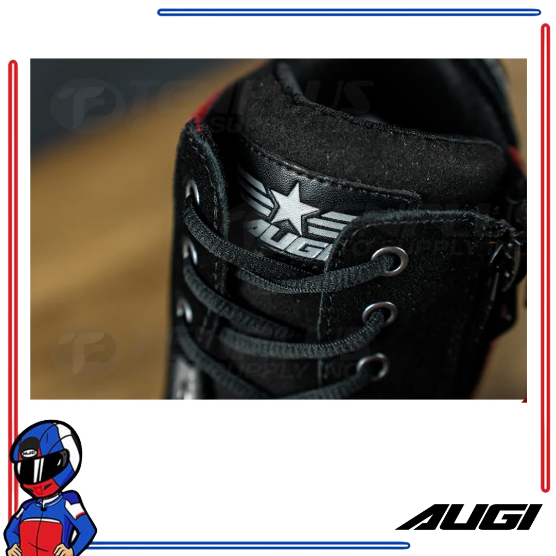 AUGI Urban Boots AU-10 Black Red JMAC