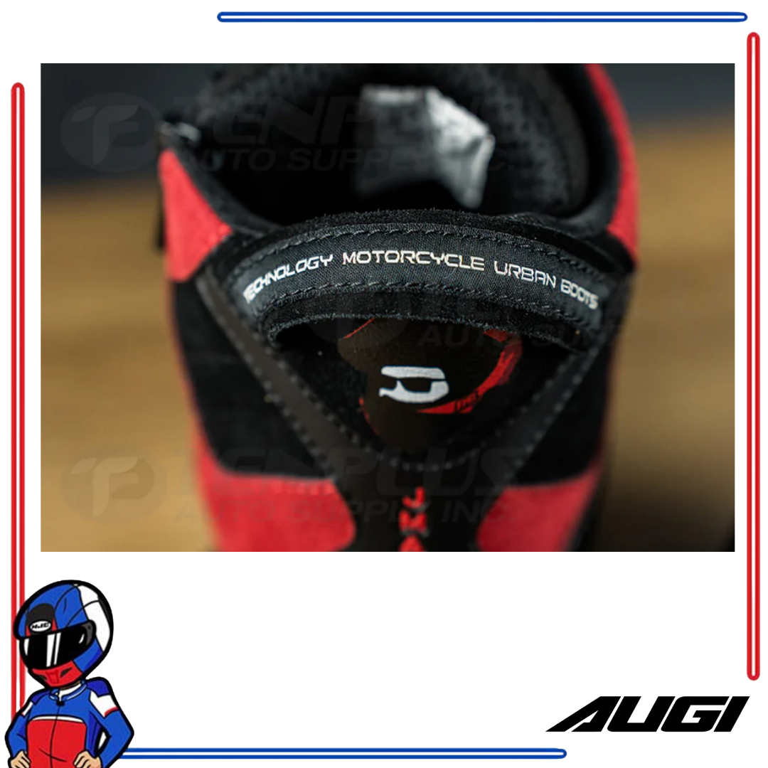 AUGI Urban Boots AU-10 Black Red JMAC