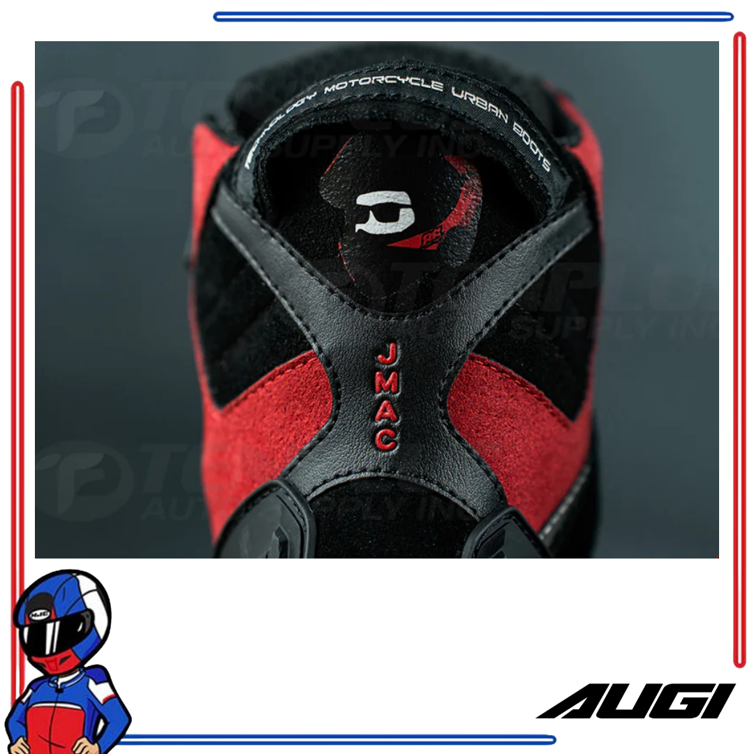 AUGI Urban Boots AU-10 Black Red JMAC