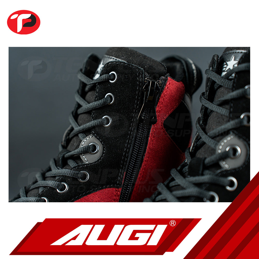 AUGI Urban Boots AU-10 Black Red JMAC