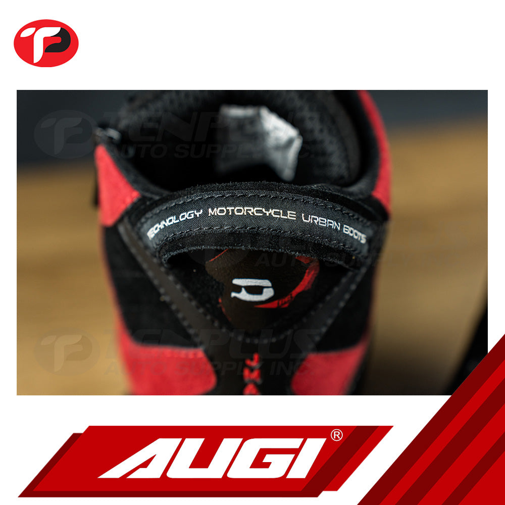 AUGI Urban Boots AU-10 Black Red JMAC