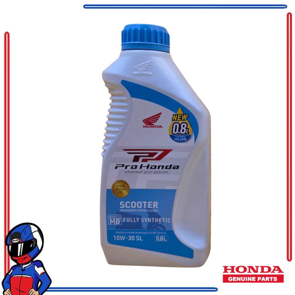 Pro Honda Genuine Oil 4T SL 10W30 MB Blue Fully Synthetic 0.8L; 1L