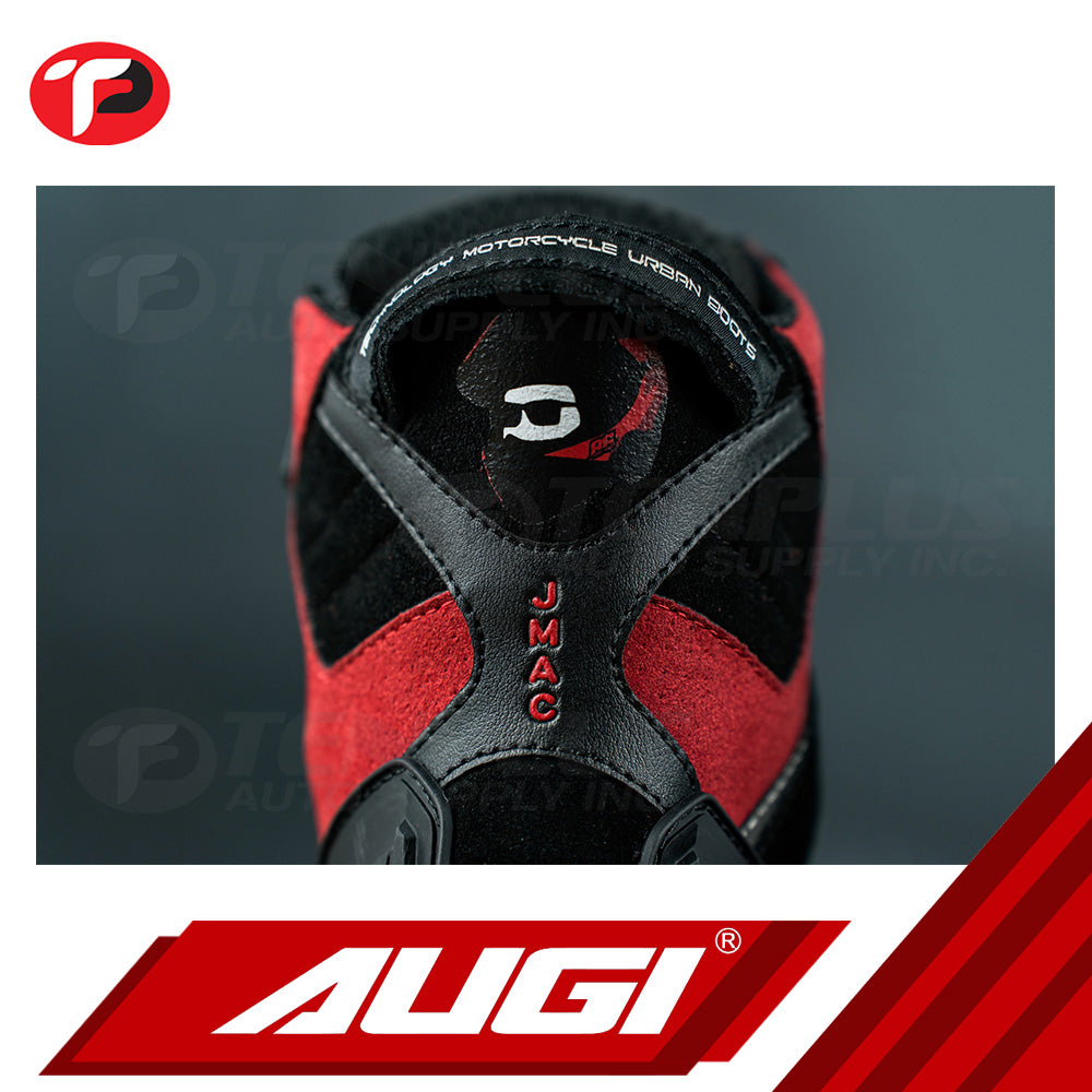 AUGI Urban Boots AU-10 Black Red JMAC