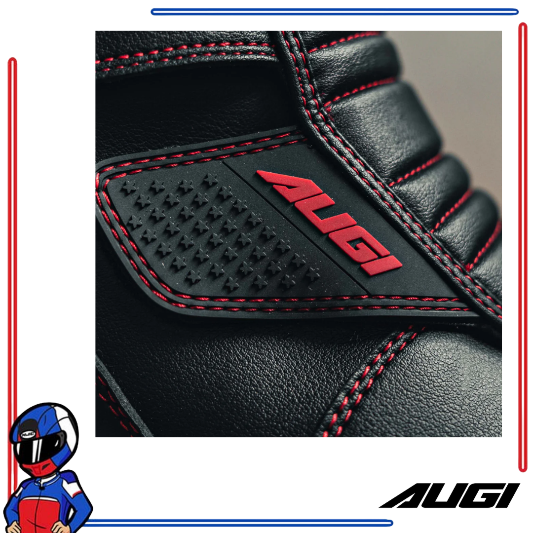 Augi Racing Boots AR-4 Black Red