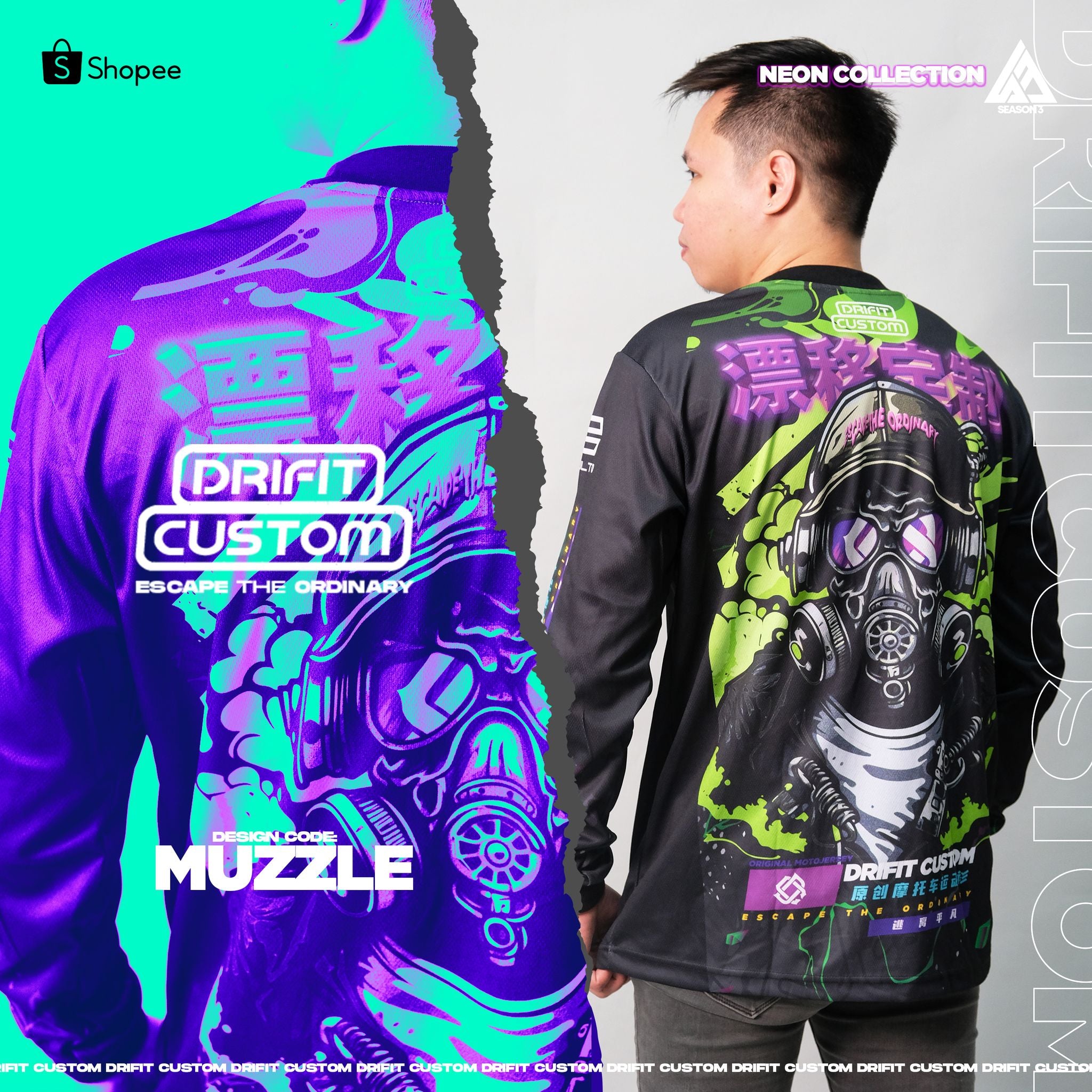 DRIFIT Custom Moto Jersey MUZZLE