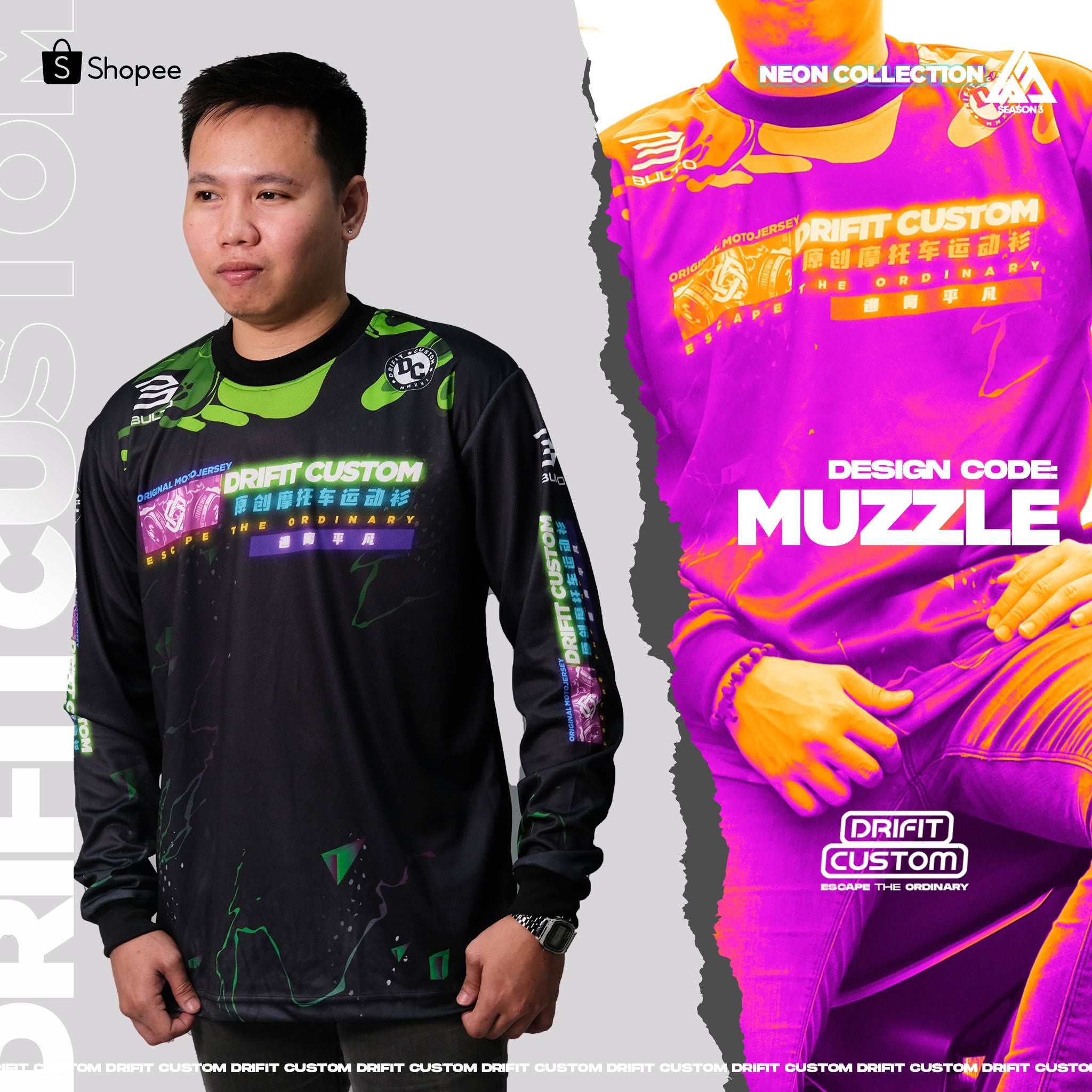 DRIFIT Custom Moto Jersey MUZZLE