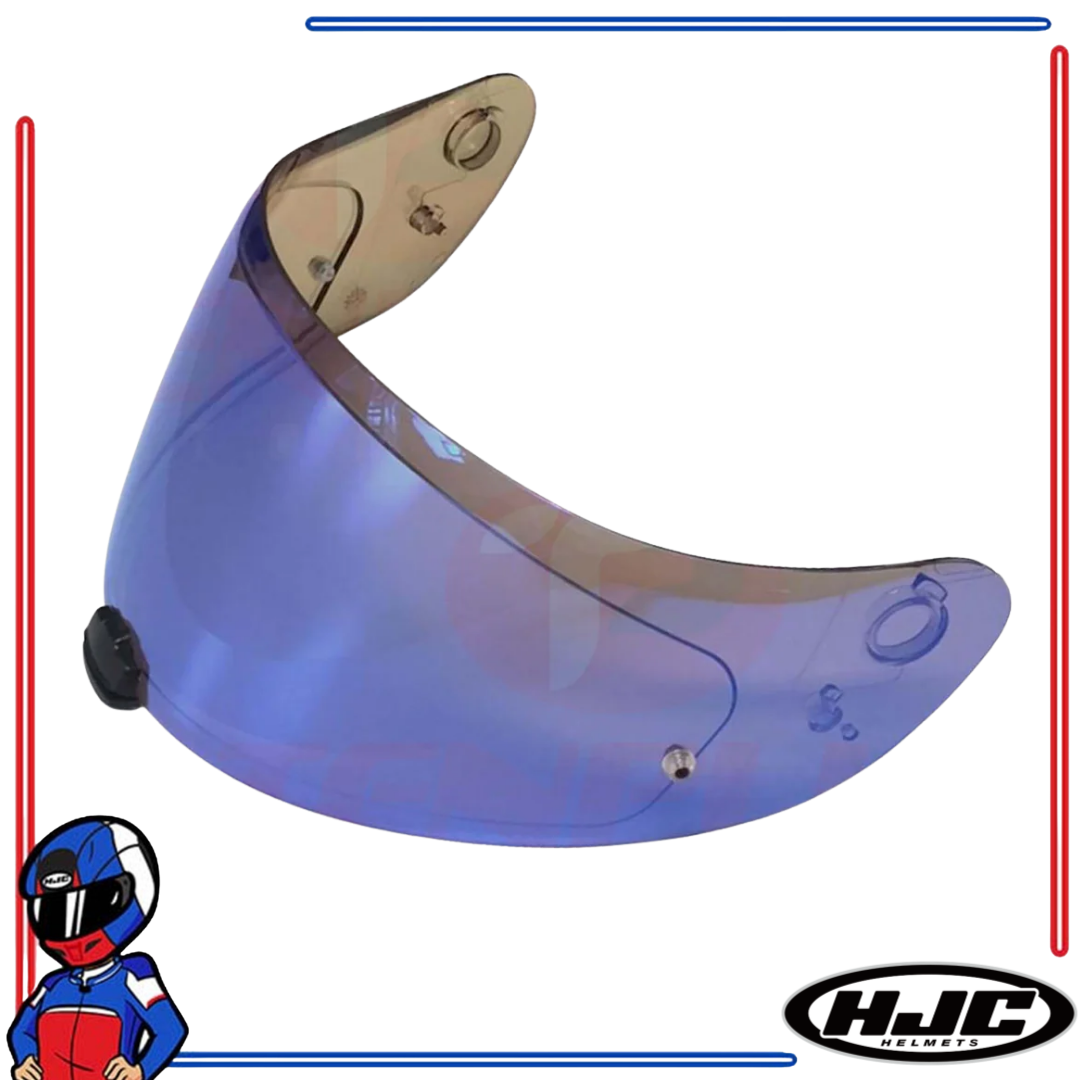 HJC Helmets Face Shield Lens for C70; IS-17 Clear; Dark Smoke; Smoke; Light Smoke; Iridium Gold; Blue; Silver