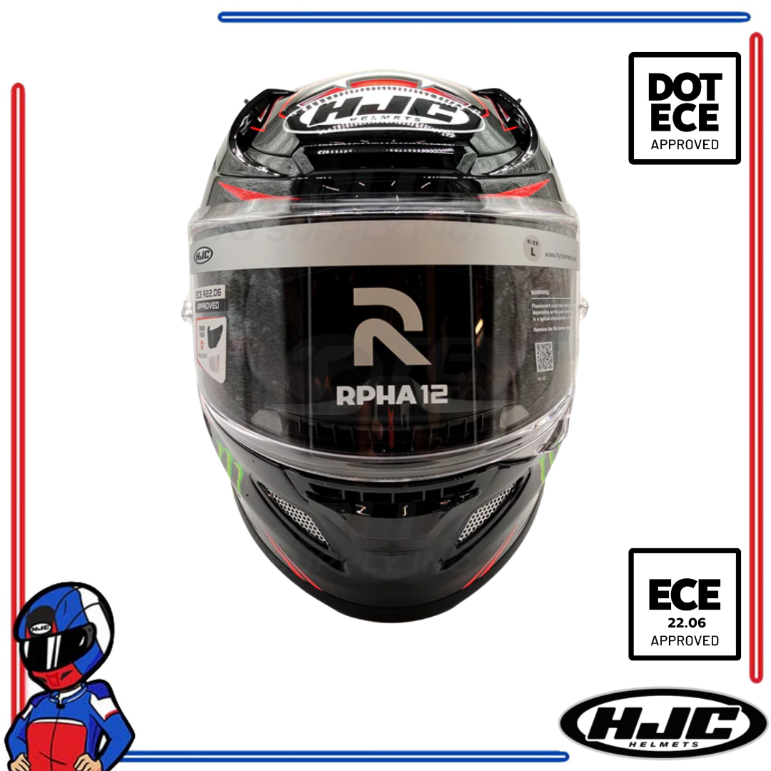 HJC Helmets RPHA 12 Quartararo MC1