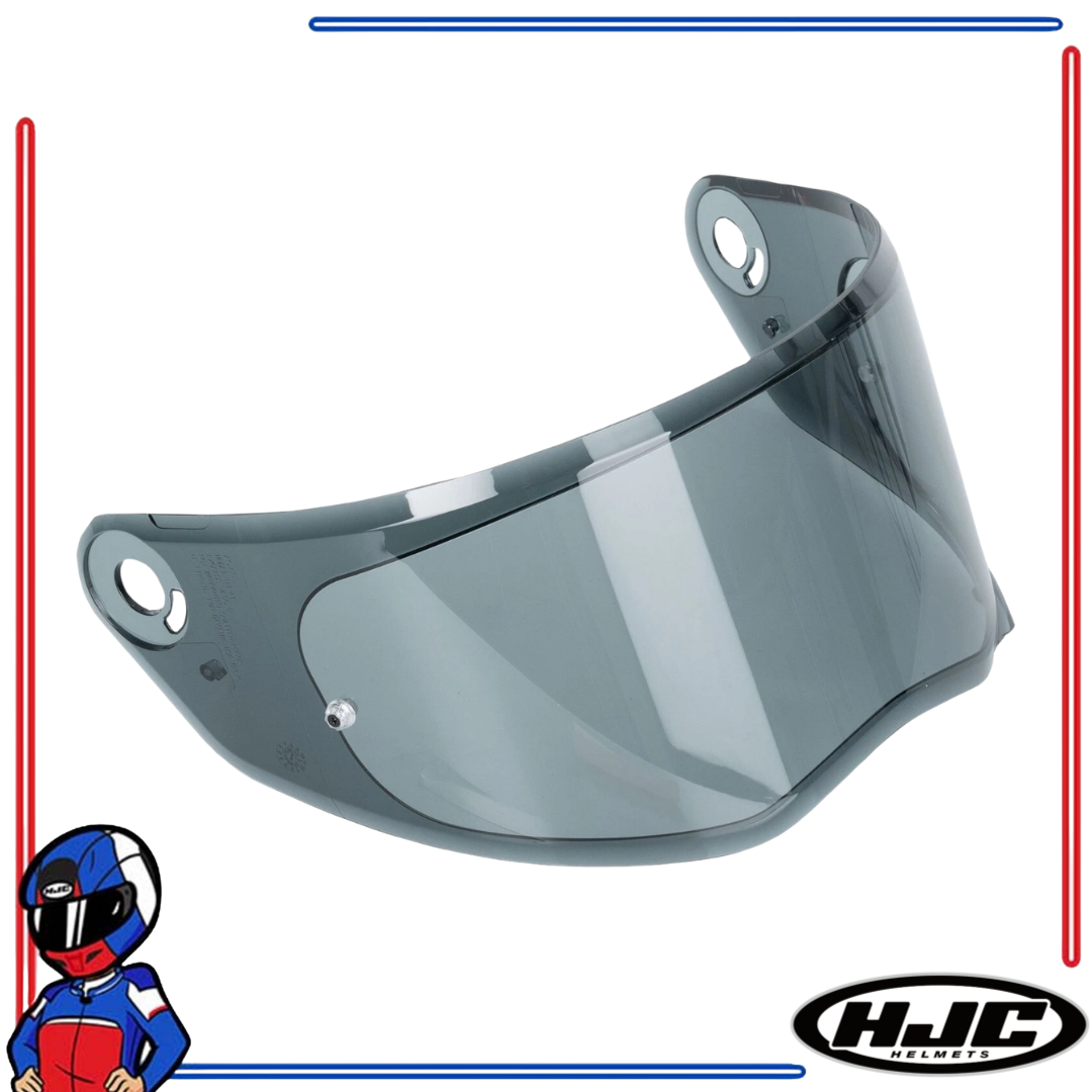 HJC Helmets Face Shield Lens for V10 Clear; Smoke; Dark Smoke; Iridium Blue; Gold; Silver; Fire Red