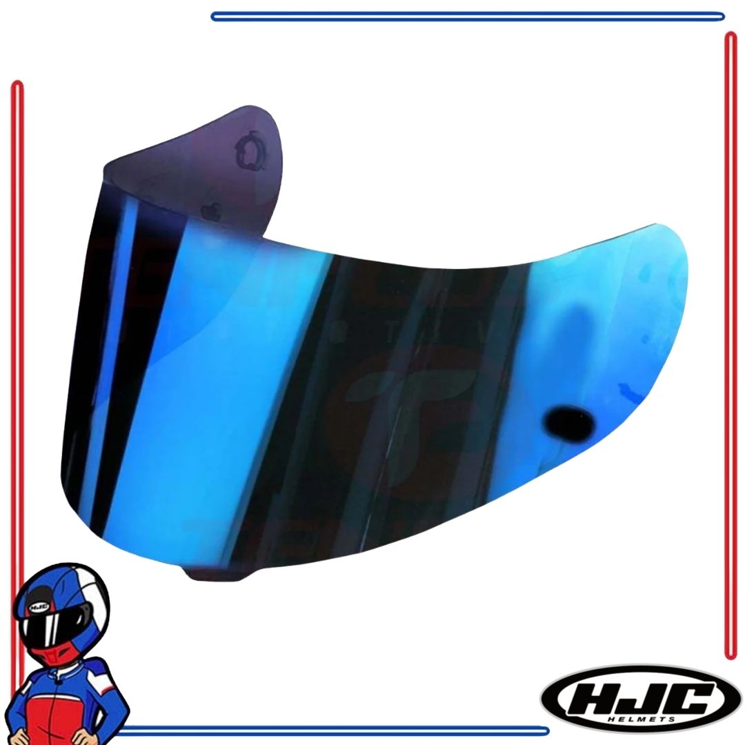HJC Helmets Face Shield Lens for i90; i91 Clear; Dark Smoke; Smoke; Iridium Gold; Silver; Blue; Amber