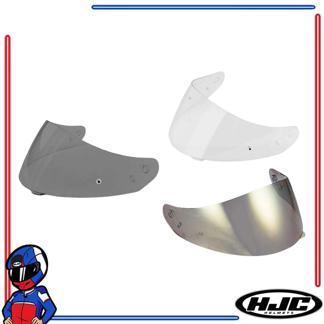 HJC Helmets Face Shield Lens for C91 Dark Smoke; Silver; Clear