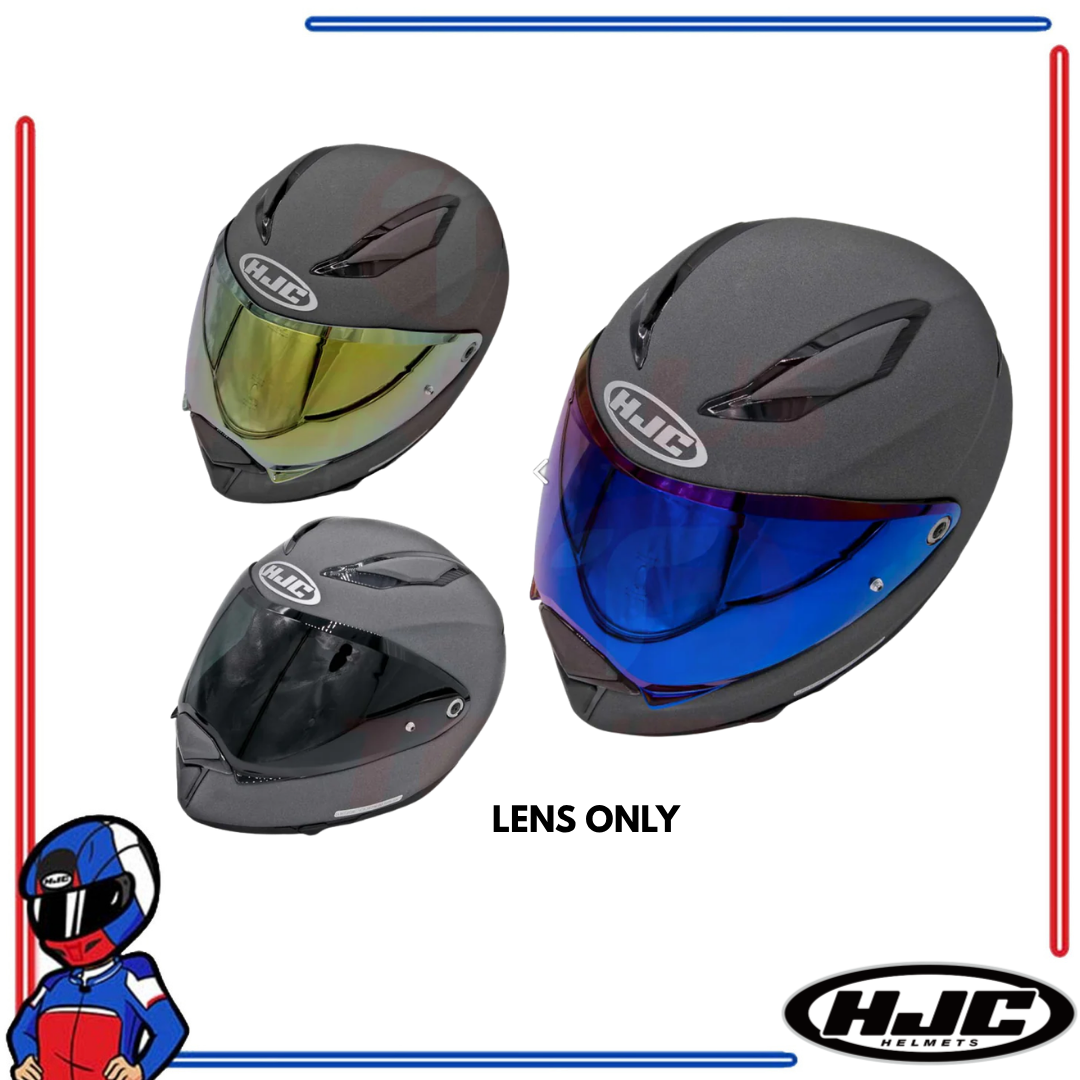 HJC Helmets Face Shield Lens for F70 Dark Smoke; Smoke; Iridum Gold; S