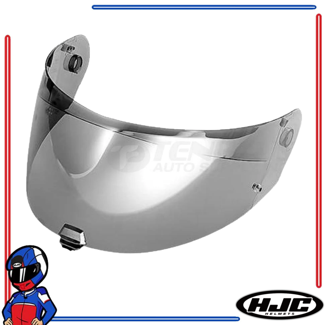 HJC Helmet Face Shield Lens for i70 i10 Clear; Dark Smoke; Smoke; Iridium Blue Gold Silver Fire Red