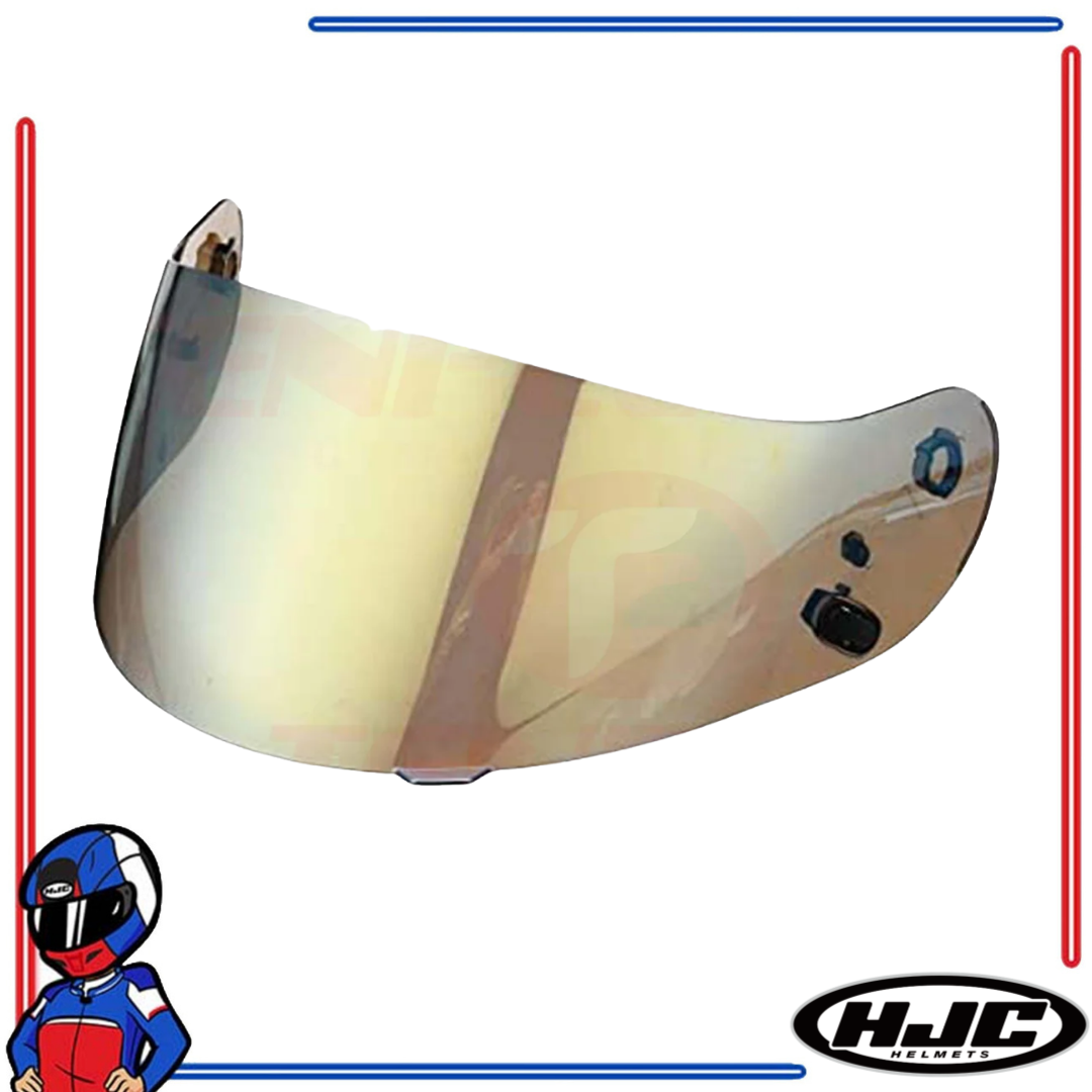 HJC Helmet Face Shield Lens for CS-15 CL-17 Clear; Dark Smoke; Smoke; Iridium Fire Red; Blue; Gold; Silver; Pink; Rainbow; Dark Green