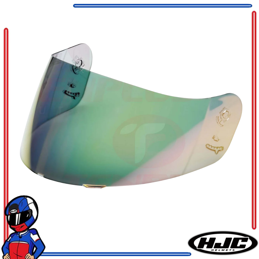 HJC Helmet Face Shield Lens for CS-15 CL-17 Clear; Dark Smoke; Smoke; Iridium Fire Red; Blue; Gold; Silver; Pink; Rainbow; Dark Green