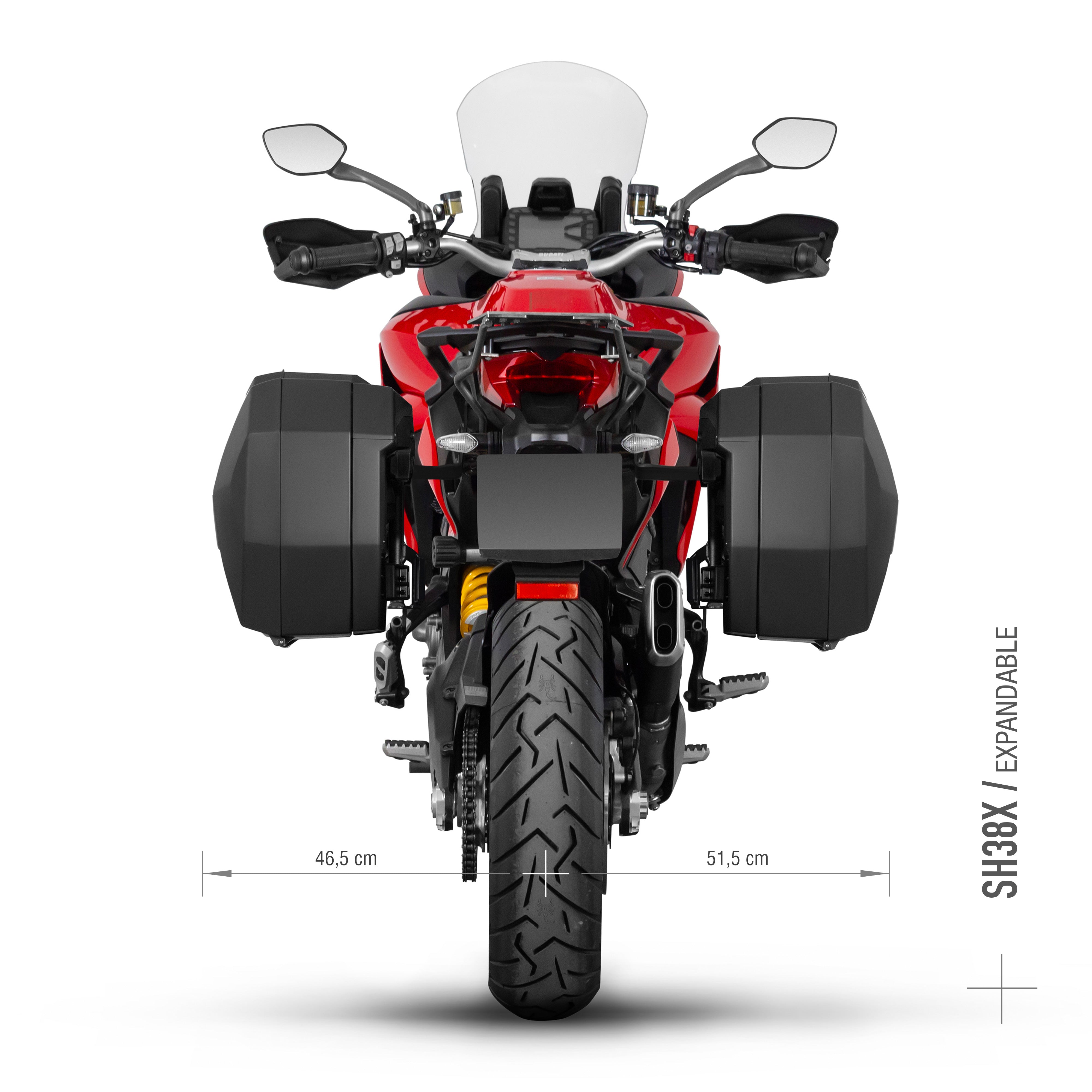 SHAD 3P System Side Bracket Ducati Multistrada 950; 1200; 1260 V2 2016-2024