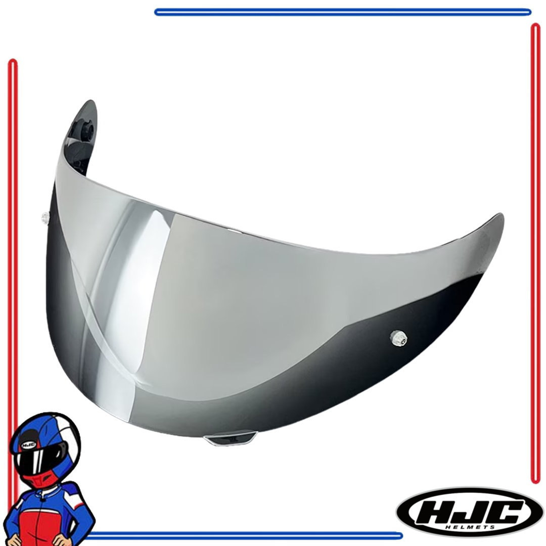 HJC Helmets Face Shield Lens for C91 Dark Smoke; Silver; Clear