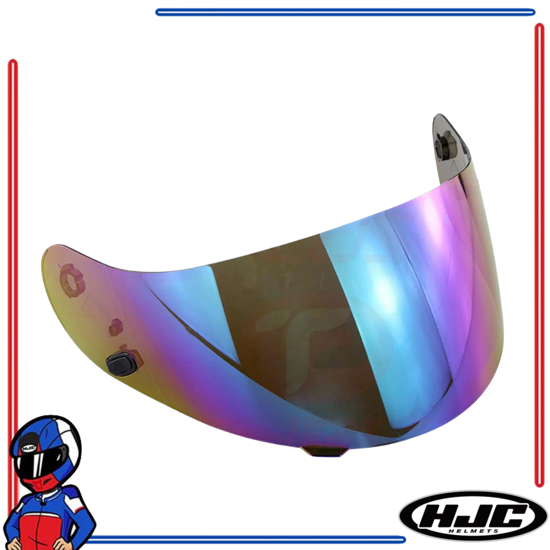 HJC Helmet Face Shield Lens for CS-15 CL-17 Clear; Dark Smoke; Smoke; Iridium Fire Red; Blue; Gold; Silver; Pink; Rainbow; Dark Green