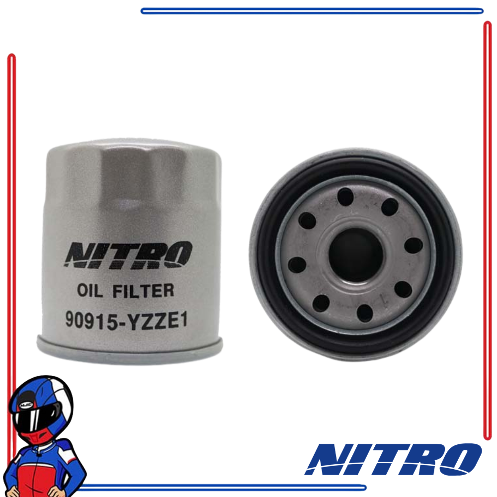 Nitro Oil Filter Toyota Vios 2001-2016; Altis 2001-2010; Corolla 1988; 2001; Yaris (90915-YZZE1)