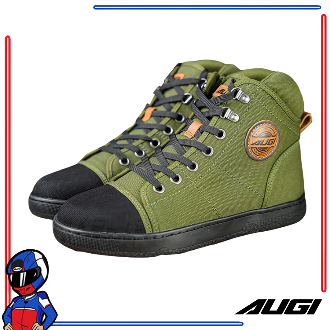 AUGI Urban Racing Boots AU-5 Olive Green