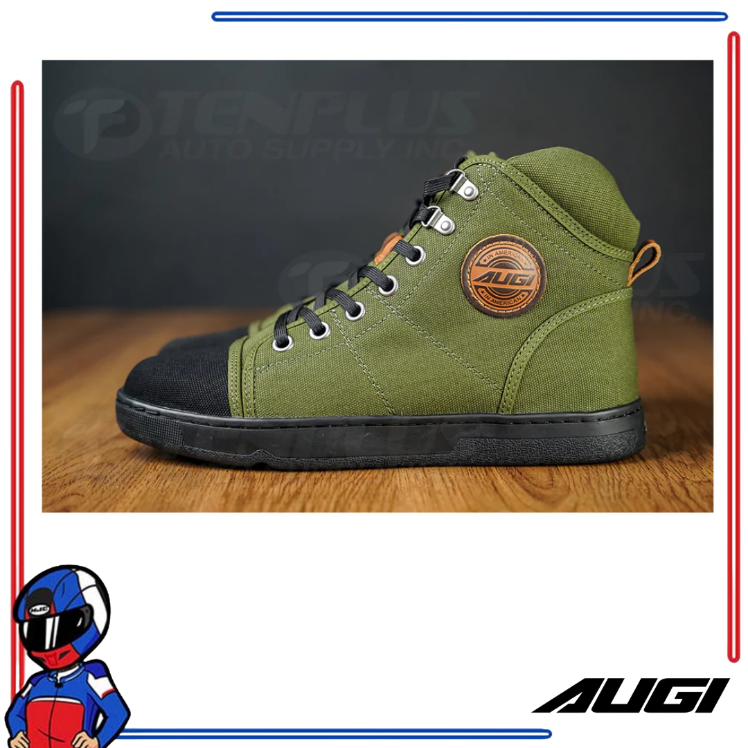AUGI Urban Racing Boots AU-5 Olive Green