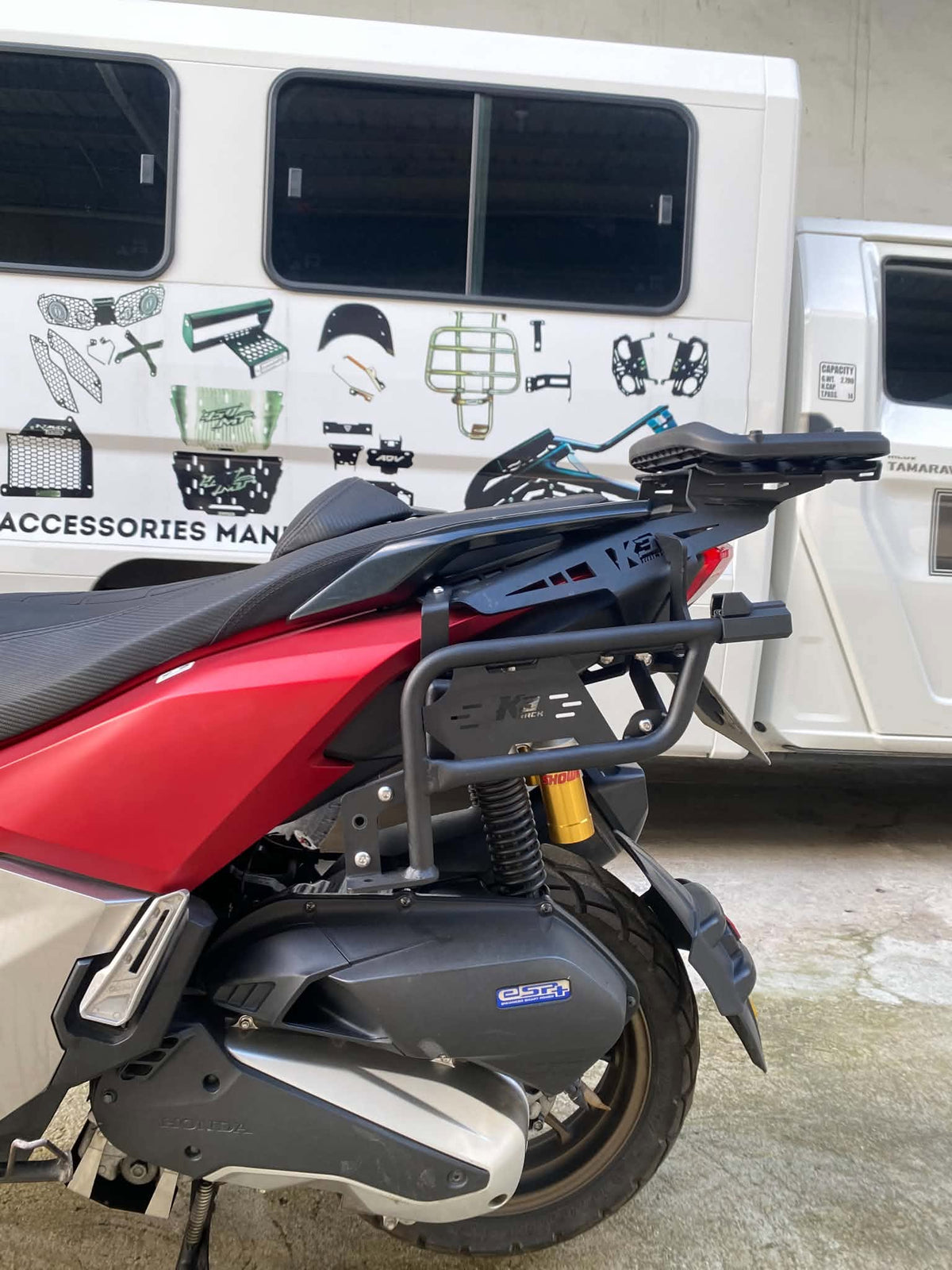 K3 P3 Side Case Bracket Honda ADV 160