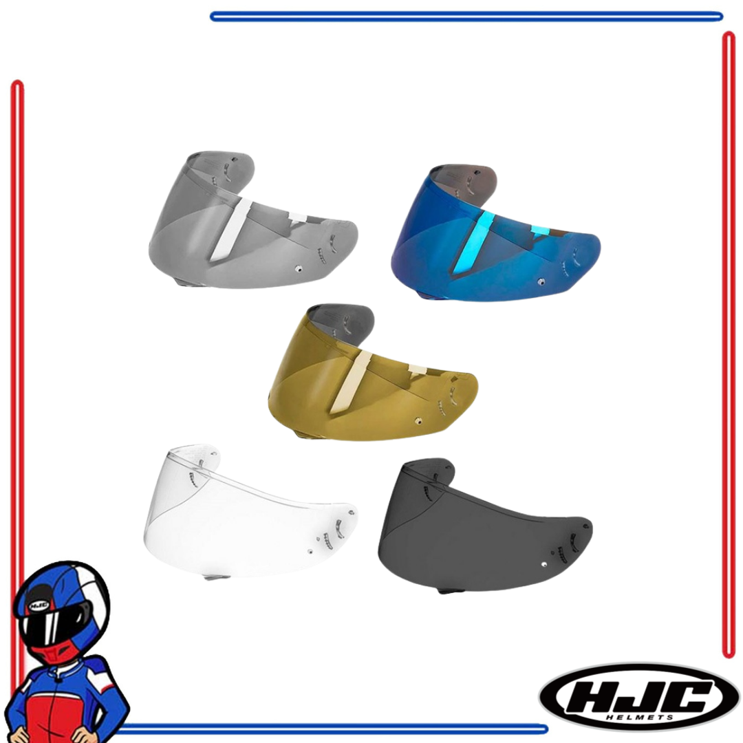 HJC Helmets Face Shield Lens for RPHA 71 Dark Smoke; Iridium Gold; Blue