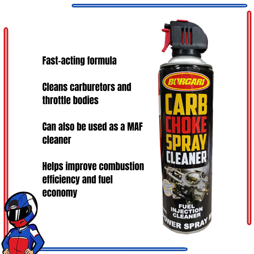 Burgari Carb Choke Spray Cleaner 500mL