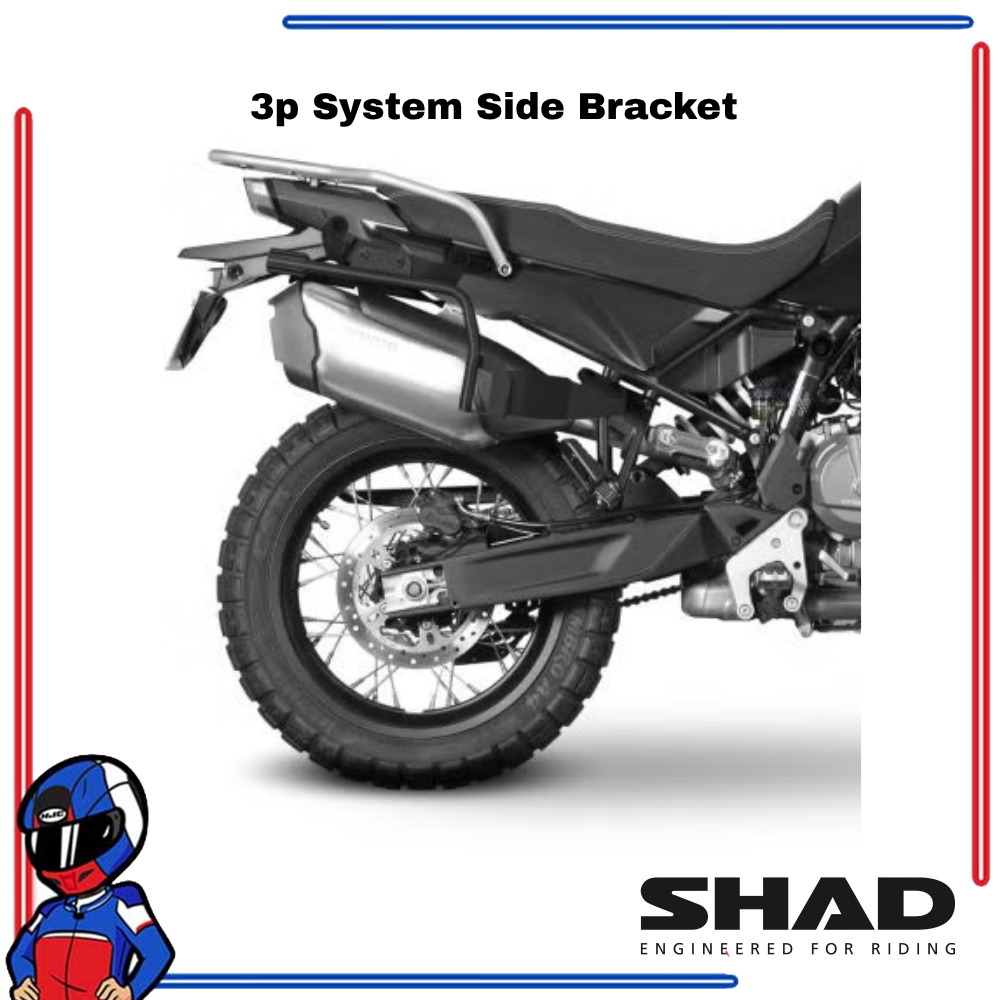 SHAD 3P System Side Bracket CF MOTO 800 MTX 2025-2026