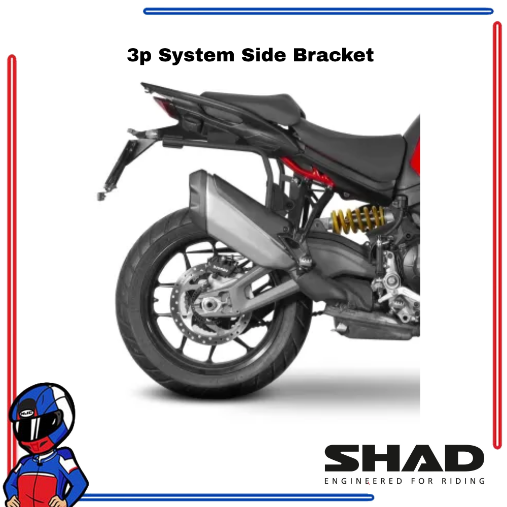SHAD 3P System Side Bracket Ducati Multistrada V2 2025-2026