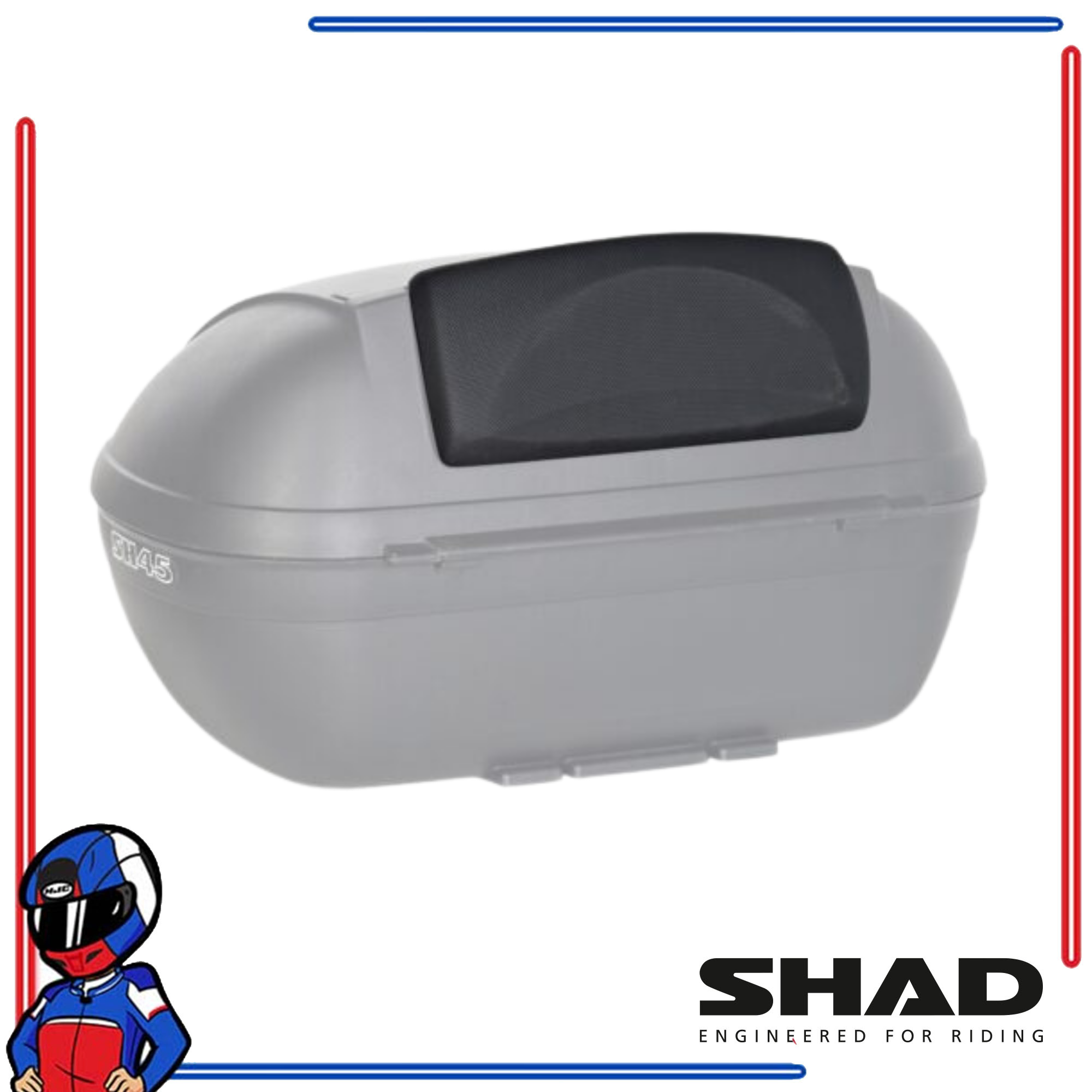 SHAD Backrest for SH37, SH40, SH45, SH49