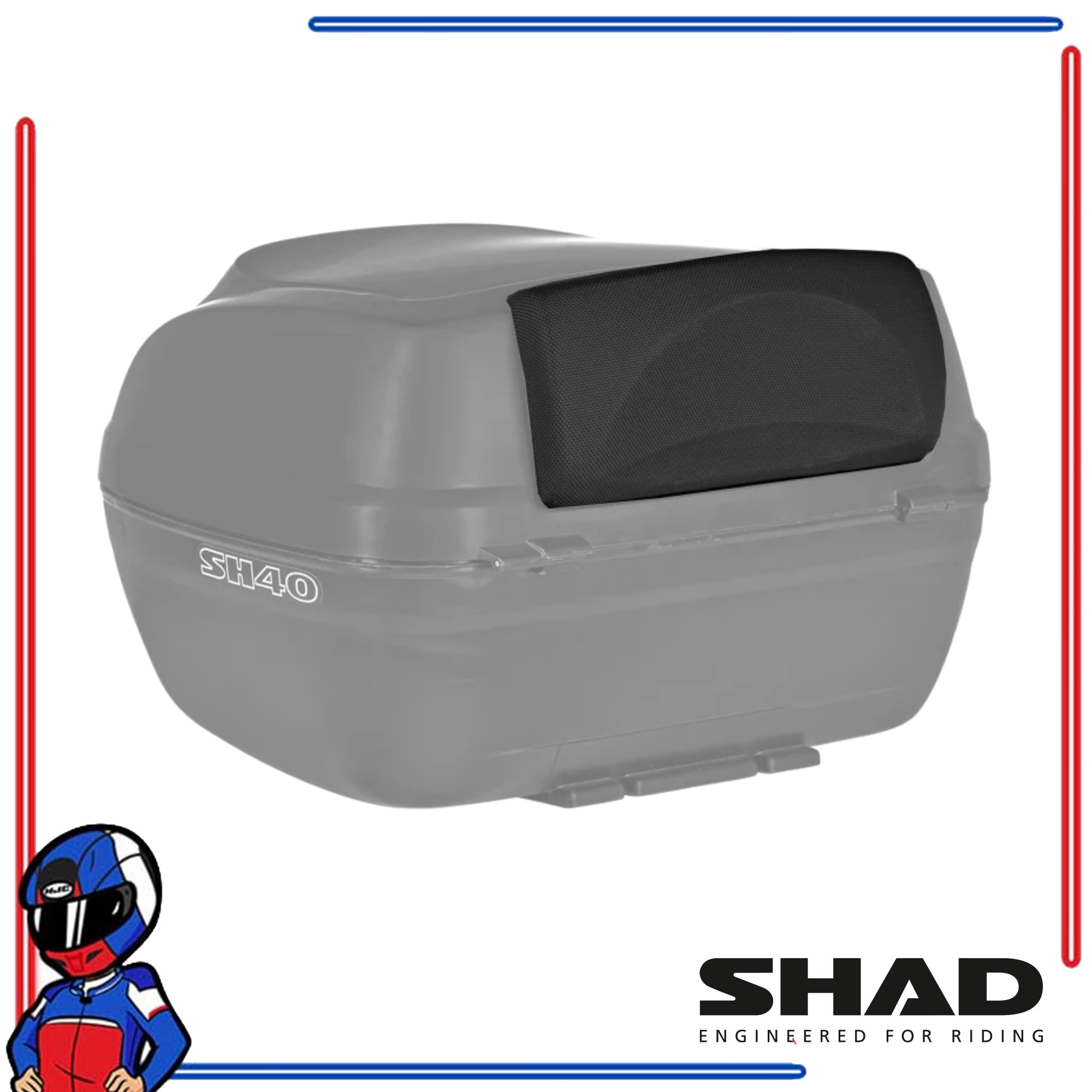 SHAD Backrest for SH37, SH40, SH45, SH49