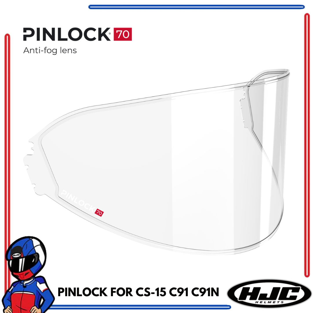 Pinlock 70 Anti Fog Shield for HJC CS-15 CL-17 C91 C91N