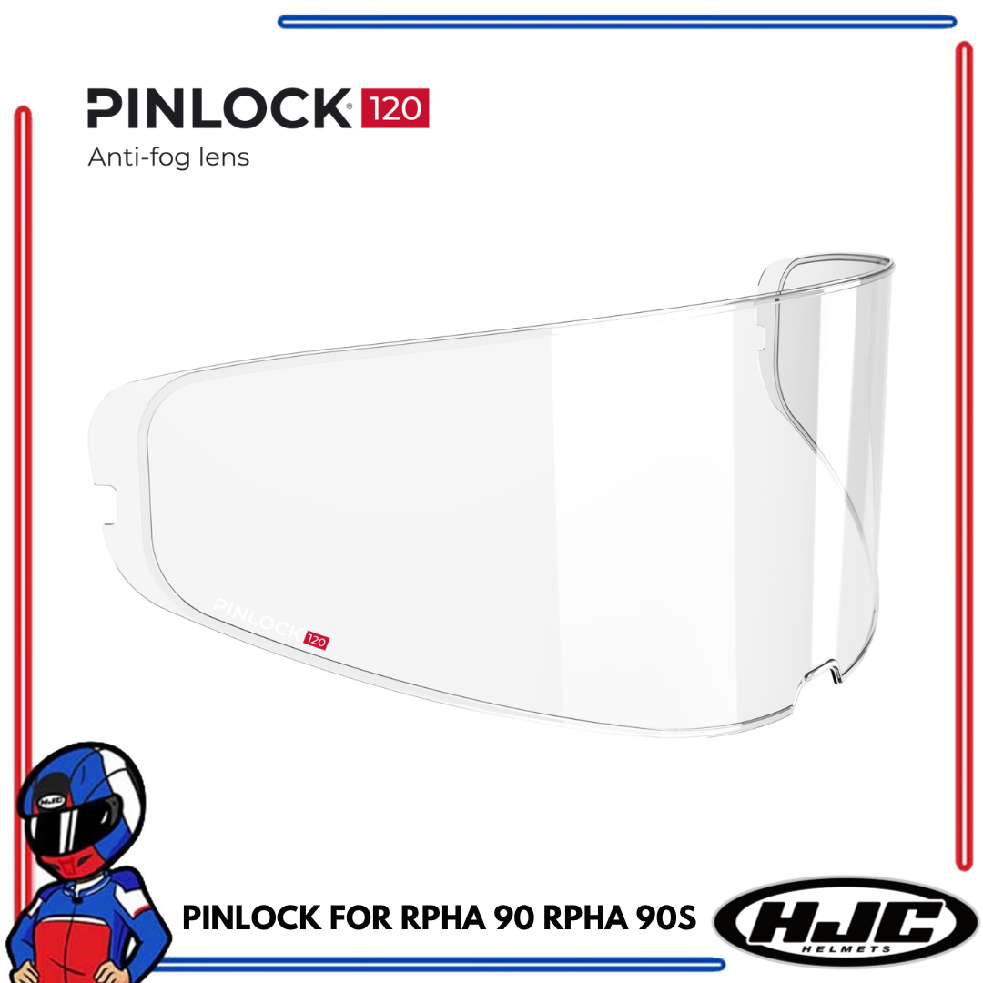Pinlock 120 Anti Fog Shield for HJC RPHA-90, RPHA 90S