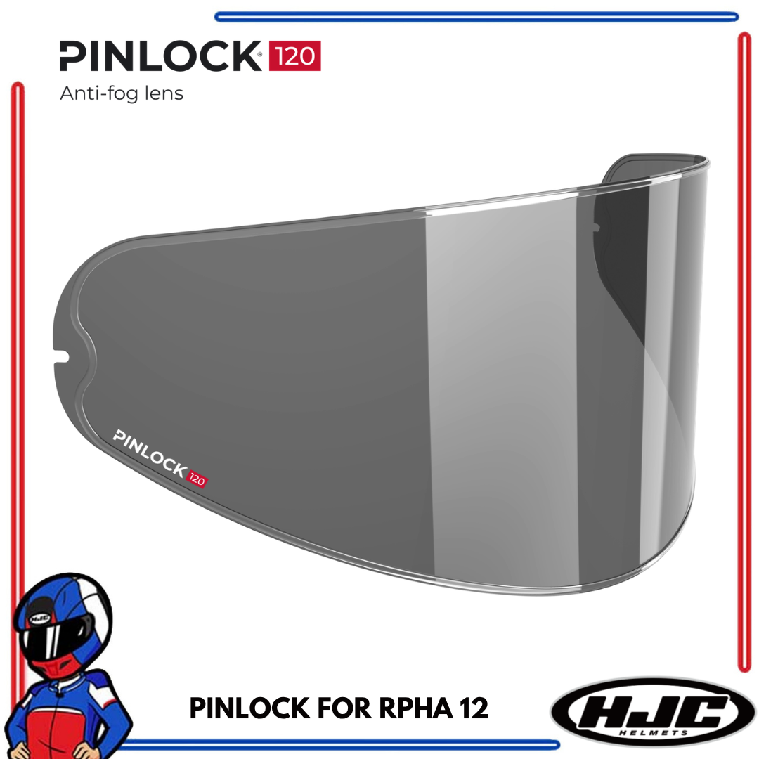 Pinlock Anti Fog Shield for RPHA 12 Clear; Dark Smoke