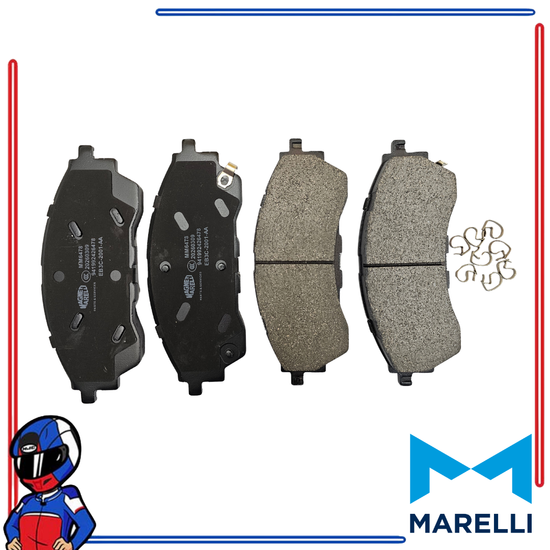 MARELLI Brake Pad Everest 2.2; 3.2 2016-2021 Raptor 2.0 Front; Rear