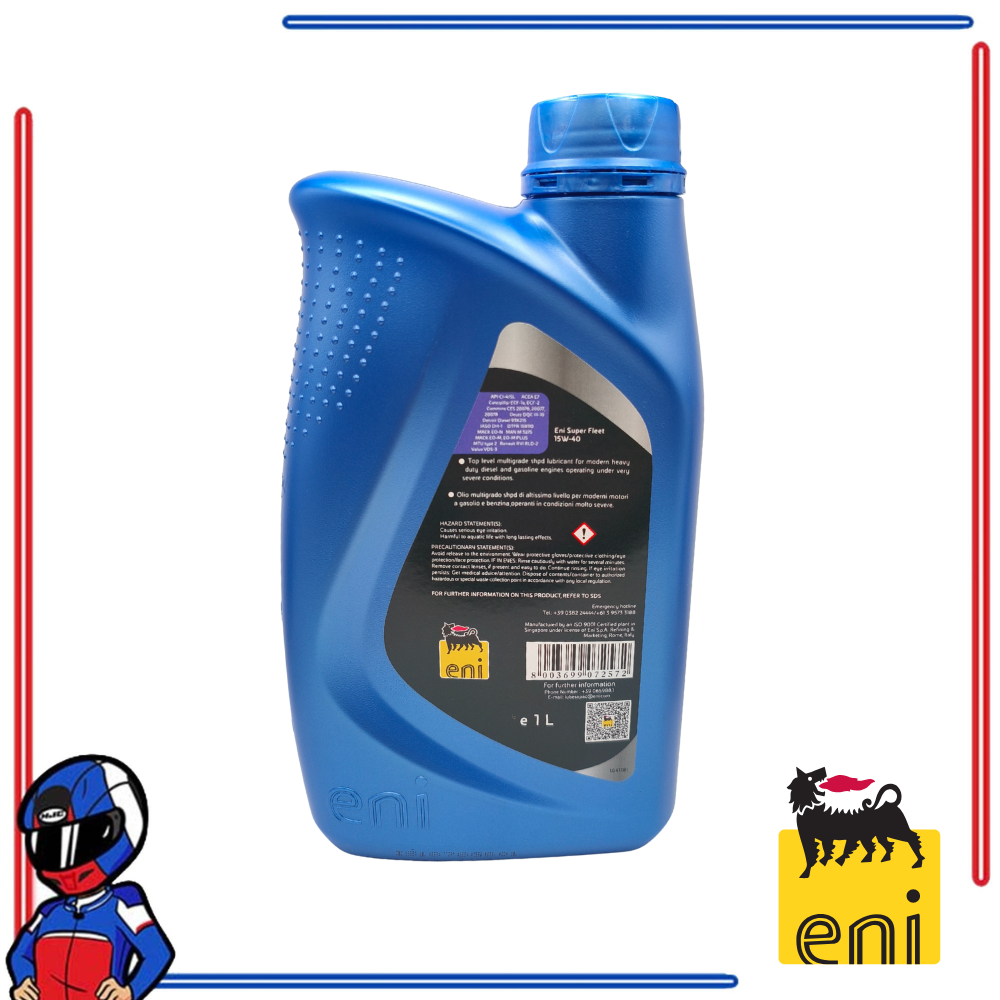 Eni i-Sigma Super Fleet 15W40 1L; 4L
