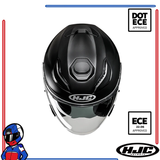 HJC Helmets F31 Semi Flat Black