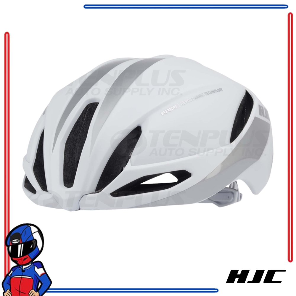 HJC Road Cycling Helmet FURION 2.0 Semi-Aero White Silver