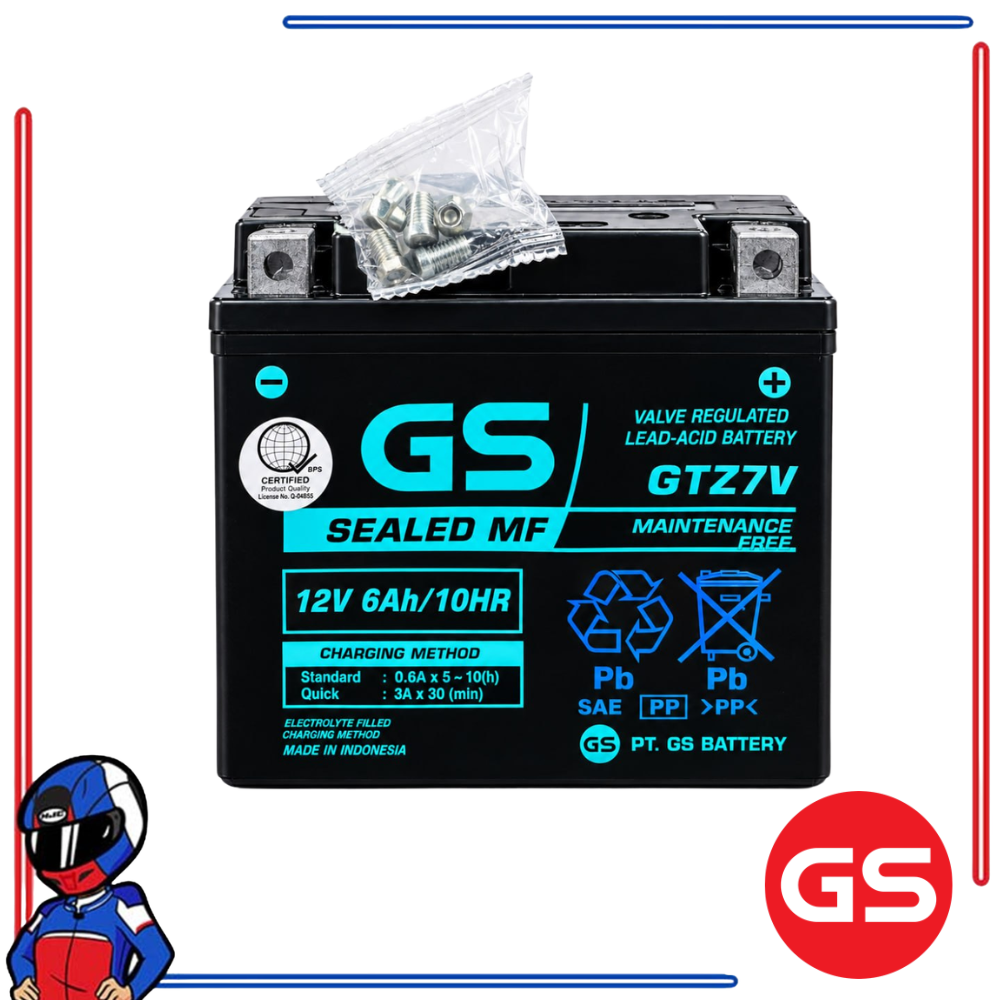 GS Battery GTZ7V Yamaha NMAX 155; Aerox 155; Lexi