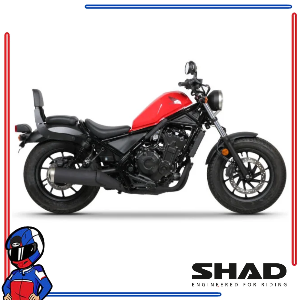 SHAD Sissybar for Honda CMX 500 Rebel 2017-2026