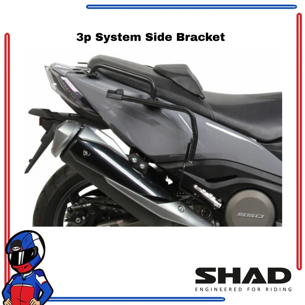 SHAD 3P System Side Bracket Kymco AK550 2017-2025