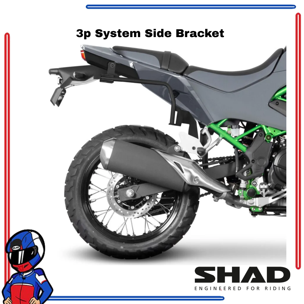 SHAD 3P System Side Bracket Kawasaki KLE 500 2026
