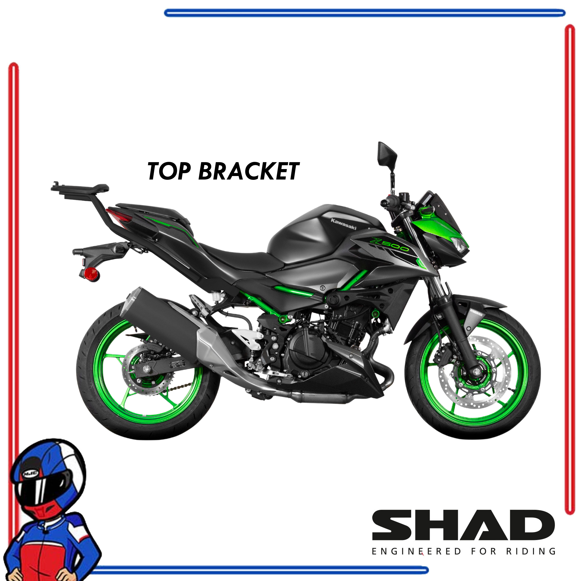 SHAD Motorcycle Bracket Z500 2024-2025