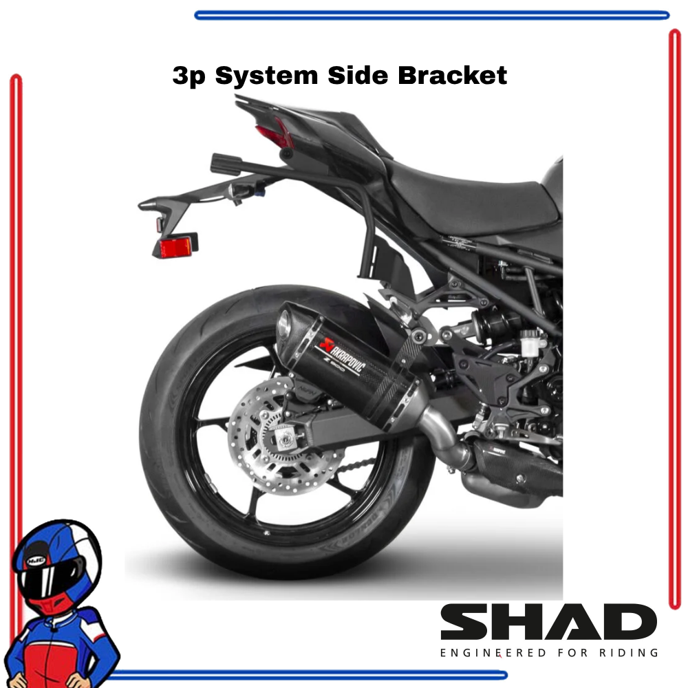 SHAD 3P System Side Bracket Kawasaki Z900 2025-2026