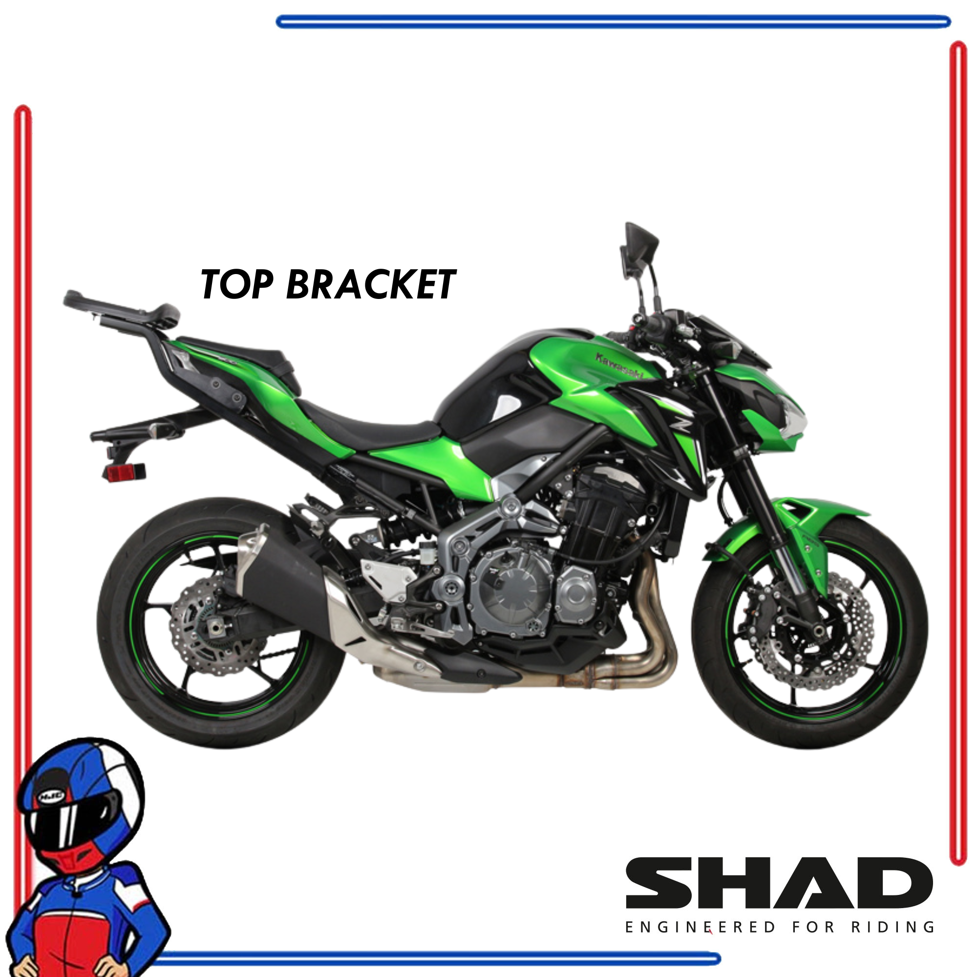 SHAD Motorcycle Bracket Z900 2017-2024