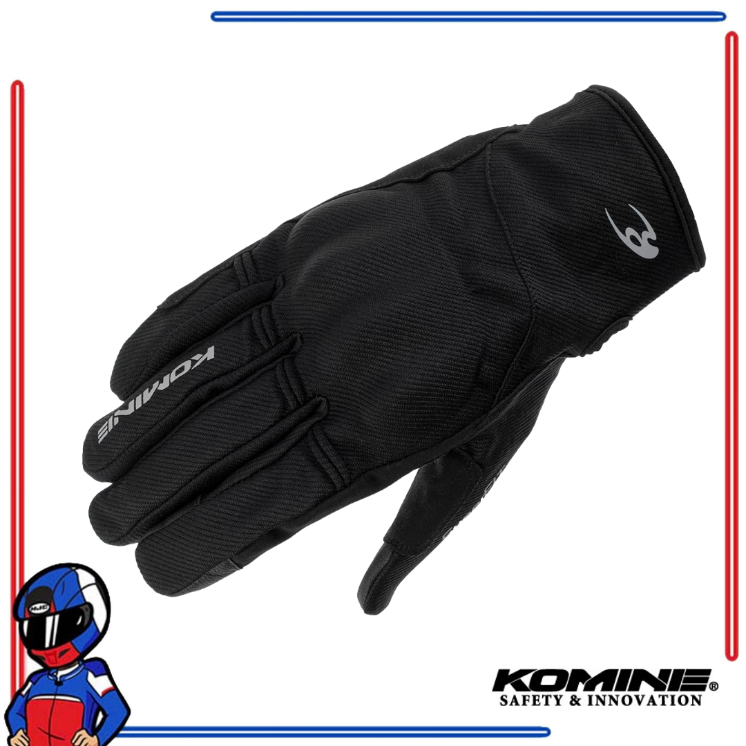KOMINE SUPERFIT Protect Rain Gloves Black