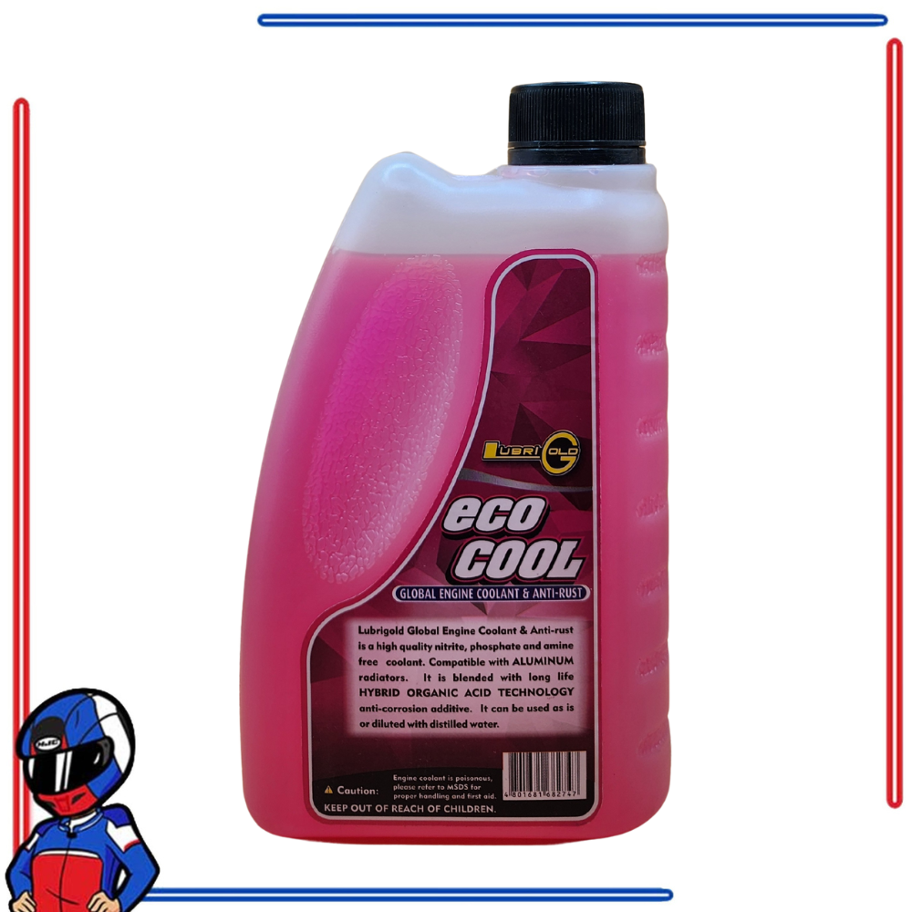 Lubrigold Eco Cool Coolant and Anti-Rust Pink 1L